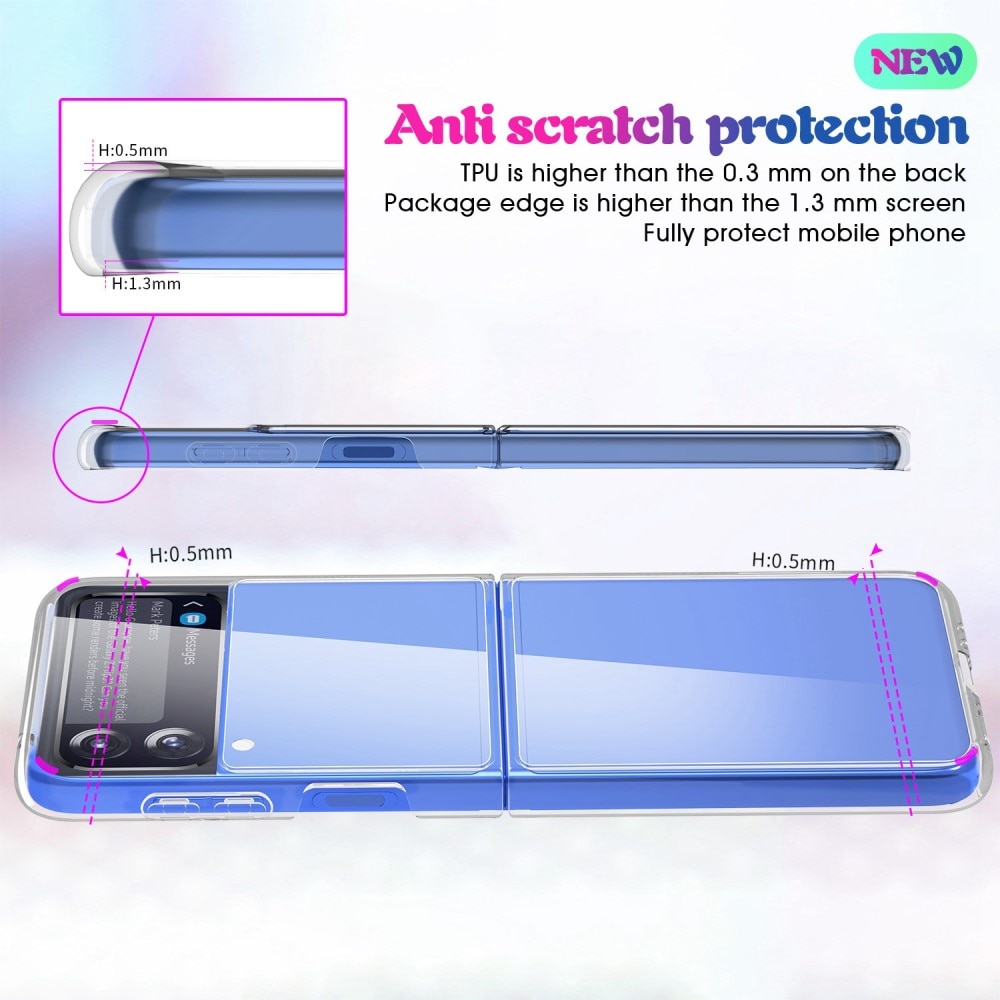 Hard Clear Cover Samsung Galaxy Z Flip 4 Transparente