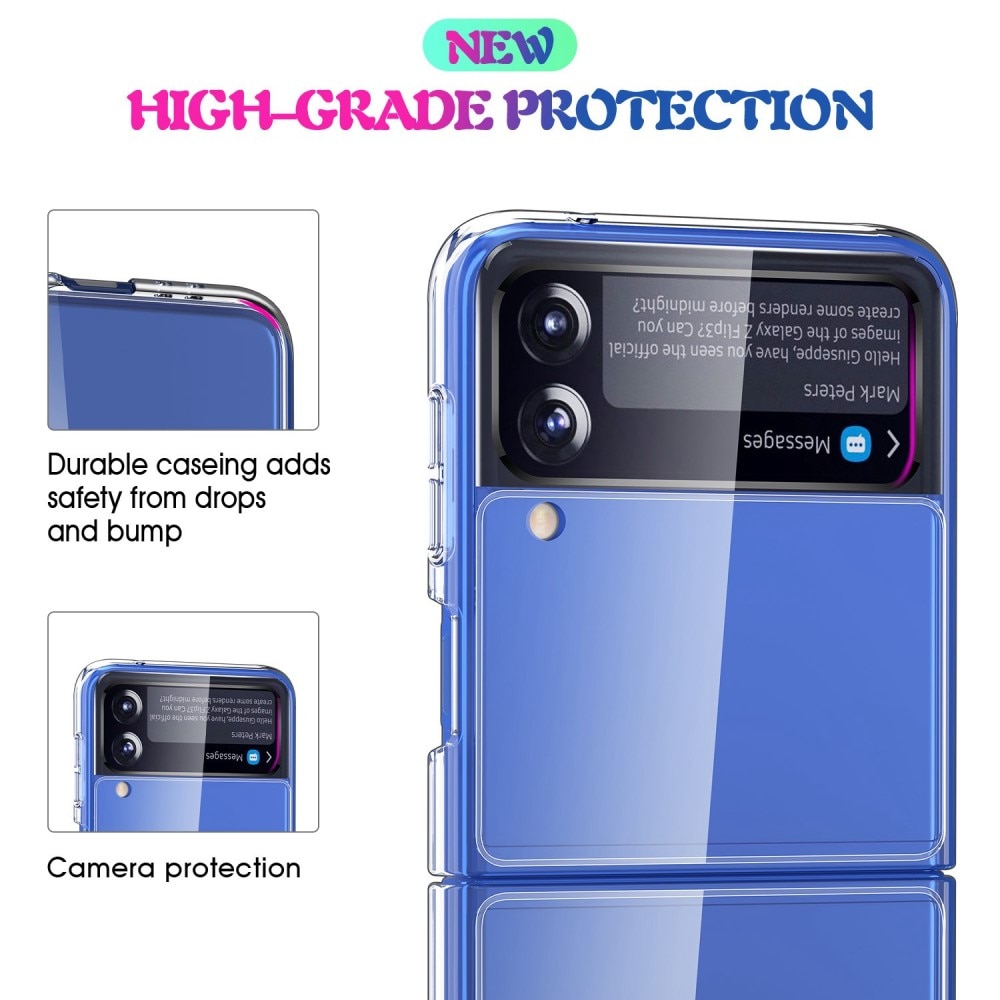 Hard Clear Cover Samsung Galaxy Z Flip 4 Transparente