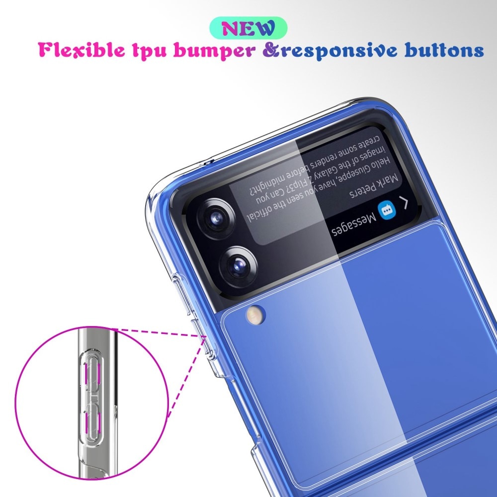 Hard Clear Cover Samsung Galaxy Z Flip 4 Transparente