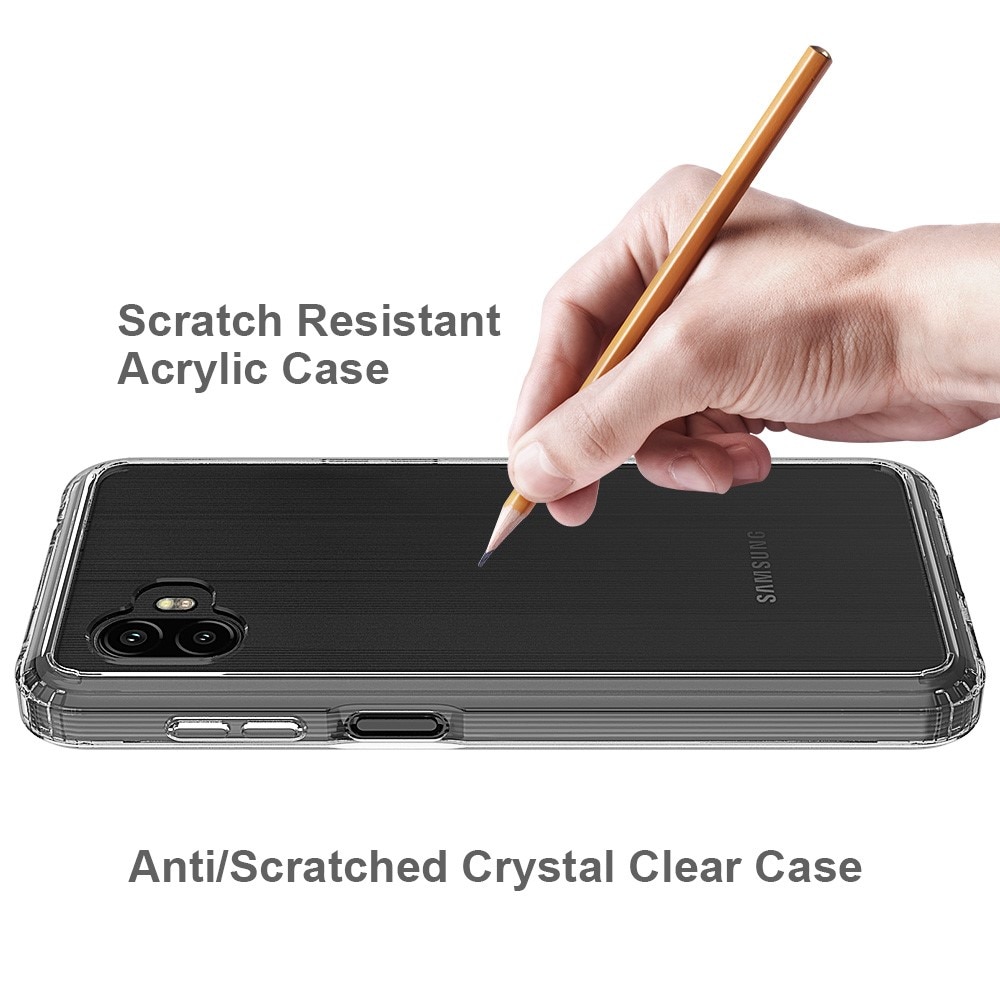 Funda híbrida Crystal Hybrid para Samsung Galaxy Xcover 6 Pro, transparente