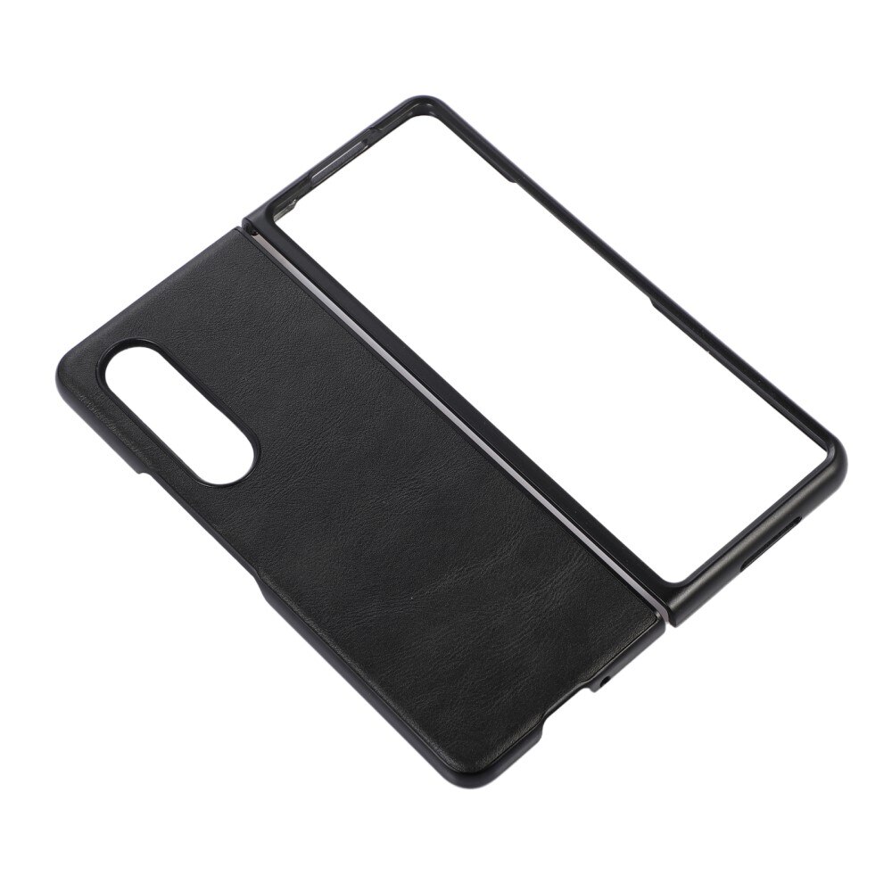 Funda de cuero Samsung Galaxy Z Fold 4 Negro