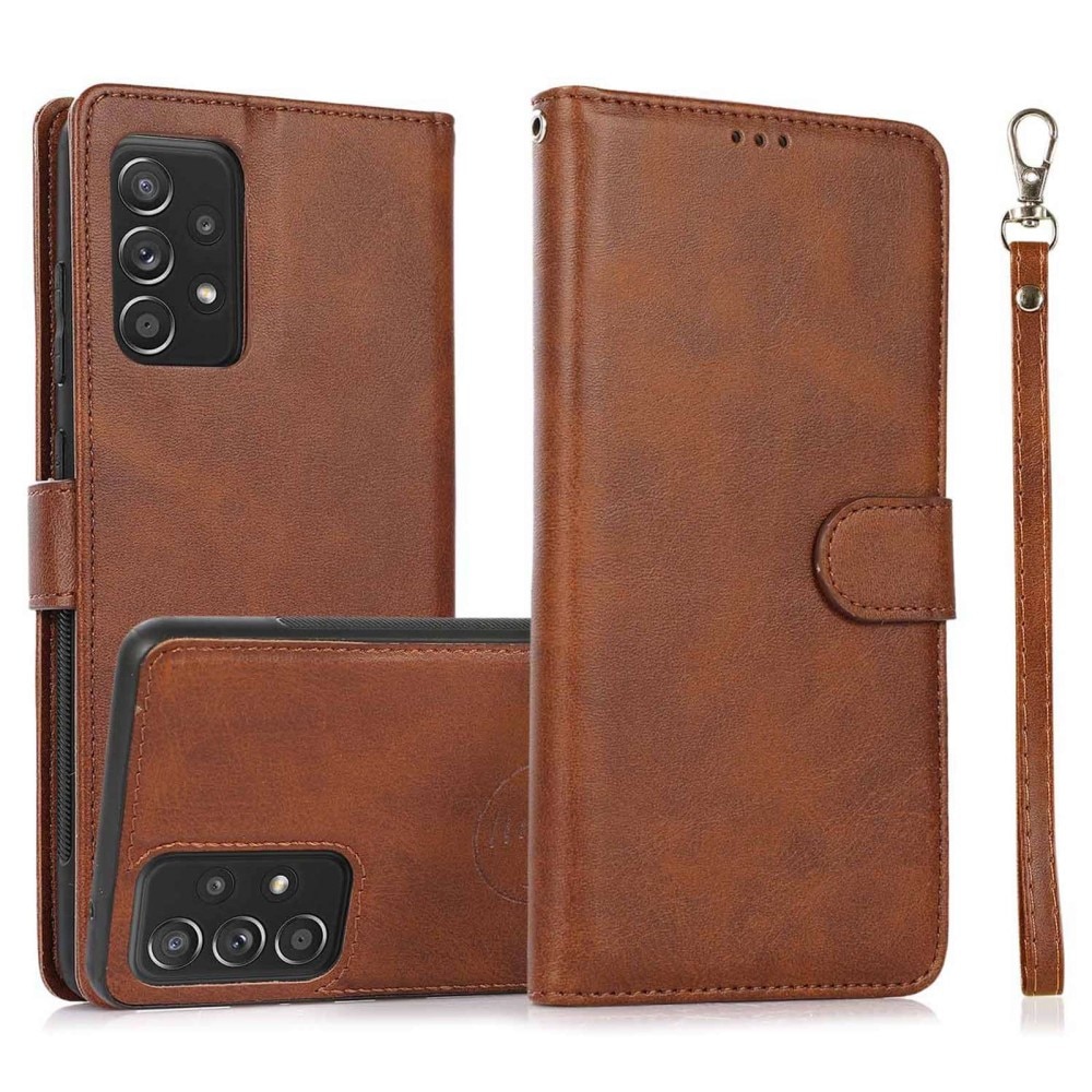 Funda magnética Samsung Galaxy A53 Marrón