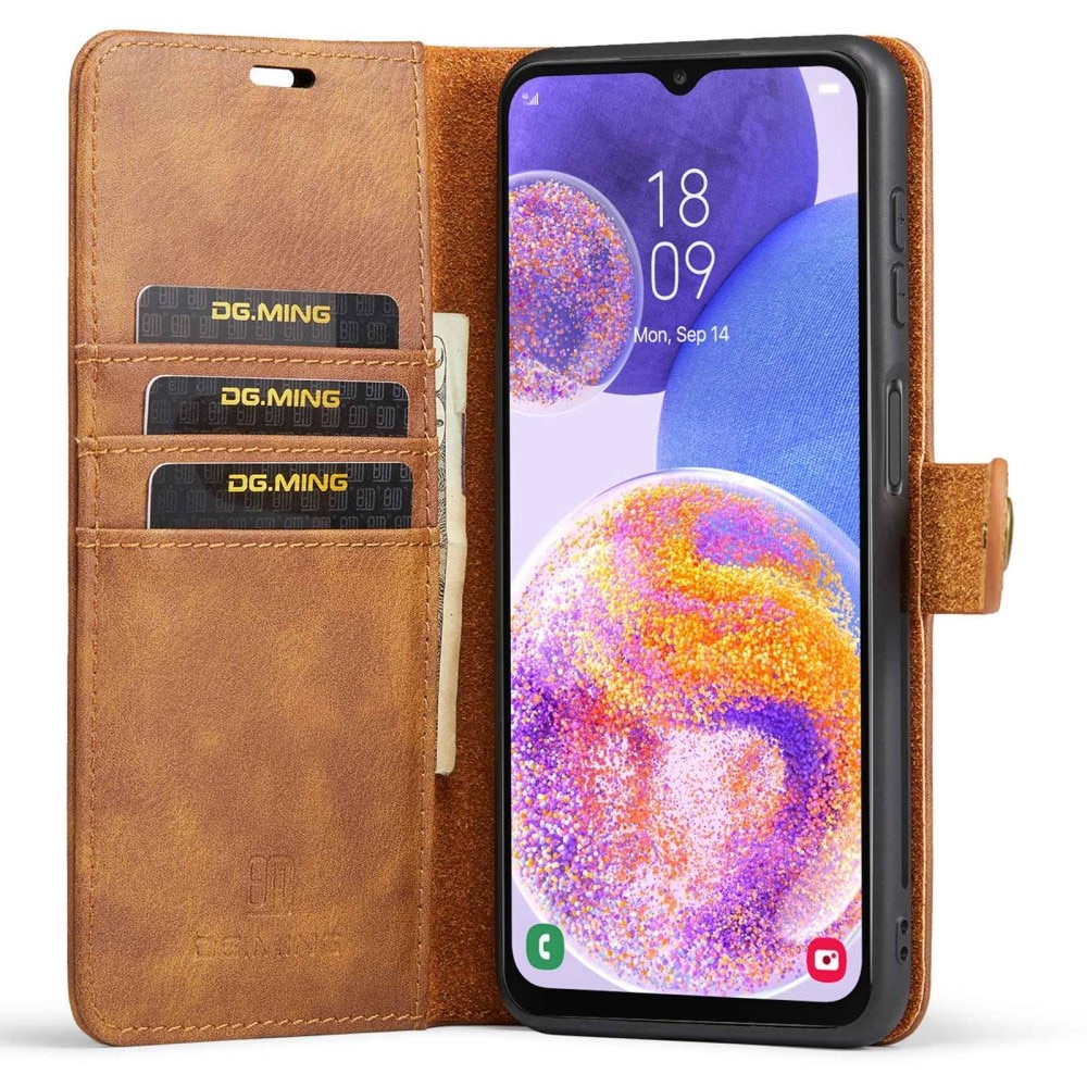 Cartera Magnet Wallet Samsung Galaxy A23 Cognac