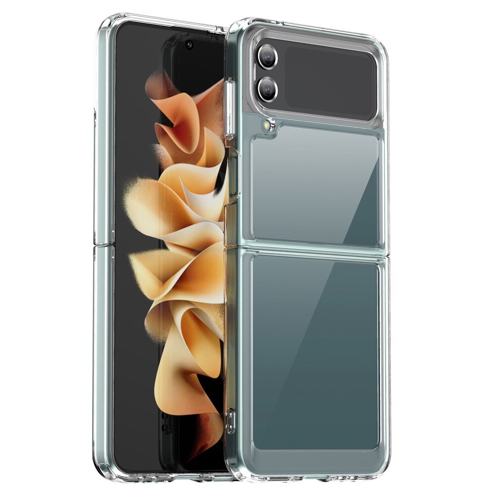 Funda híbrida Crystal Hybrid para Samsung Galaxy Z Flip 5, transparente