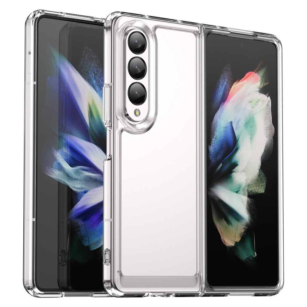 Funda híbrida Crystal Hybrid para Samsung Galaxy Z Fold 4, transparente