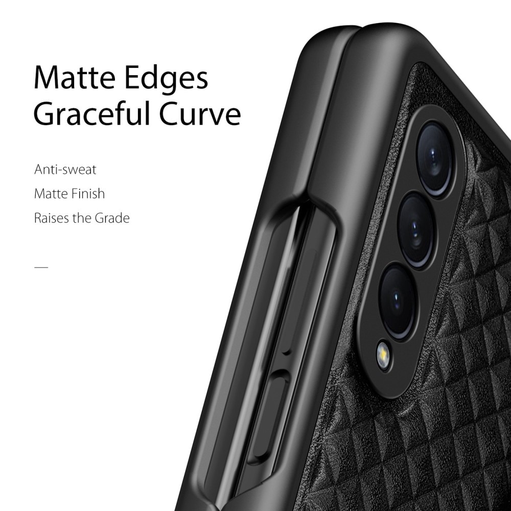 Funda Venice Leather Case Samsung Galaxy Z Fold 3 Black