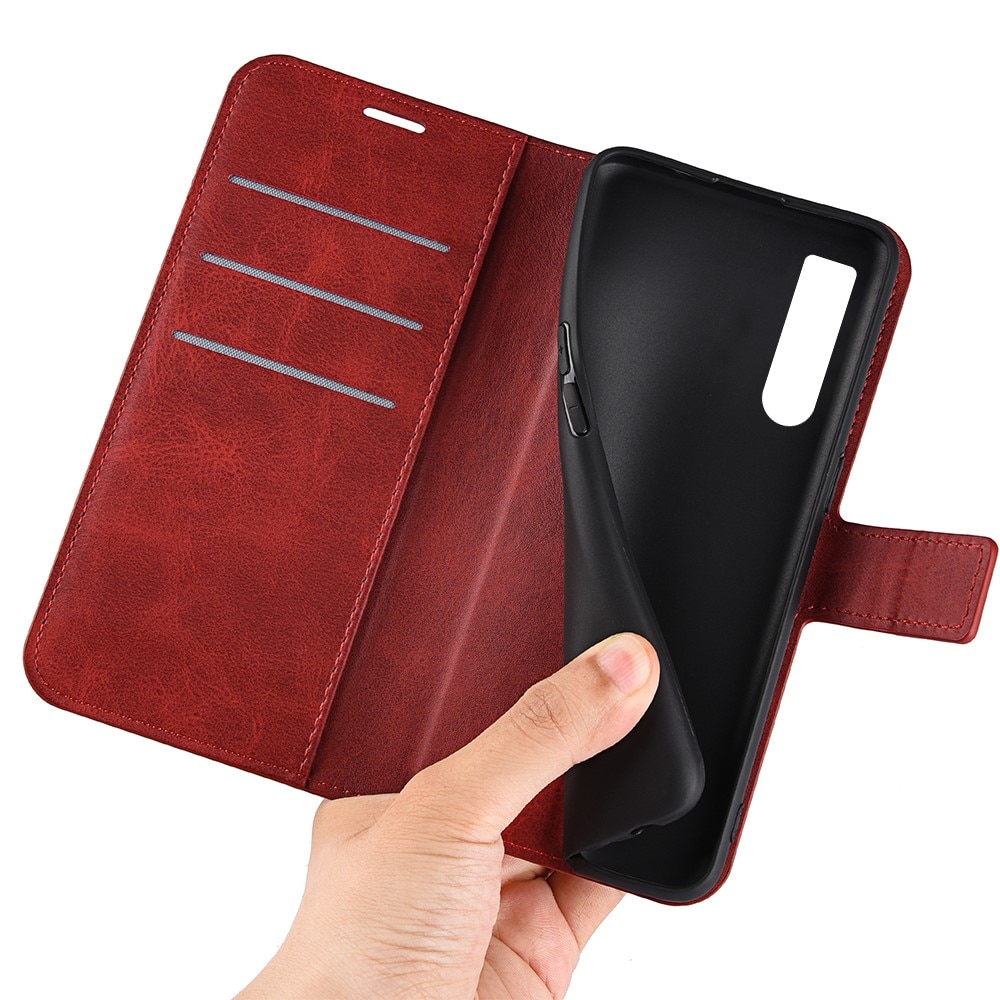 Cartera Leather Wallet Sony Xperia 1 IV Red