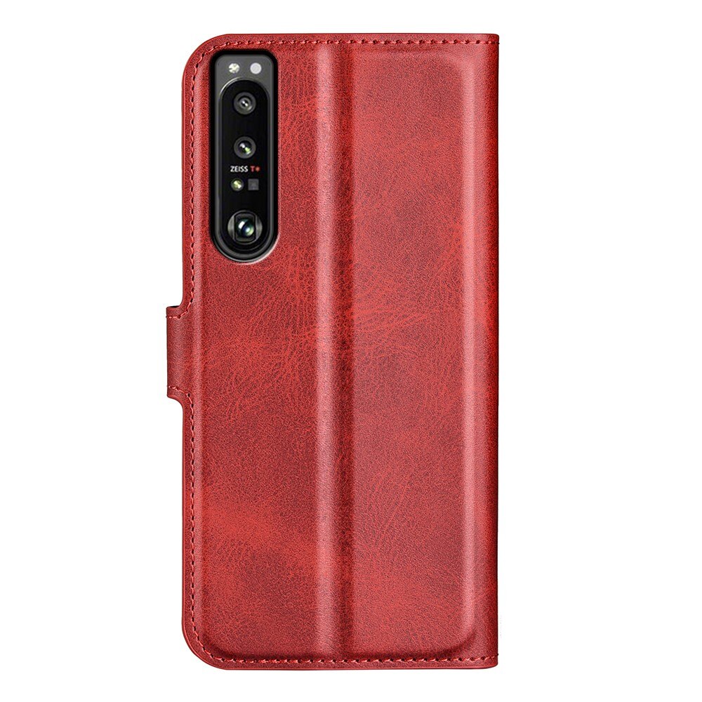 Cartera Leather Wallet Sony Xperia 1 IV Red