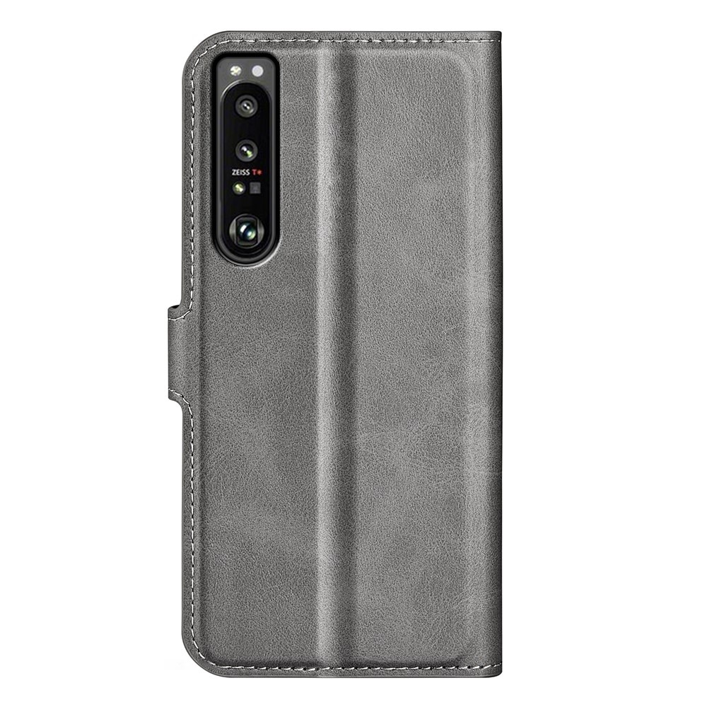 Cartera Leather Wallet Sony Xperia 1 IV Grey
