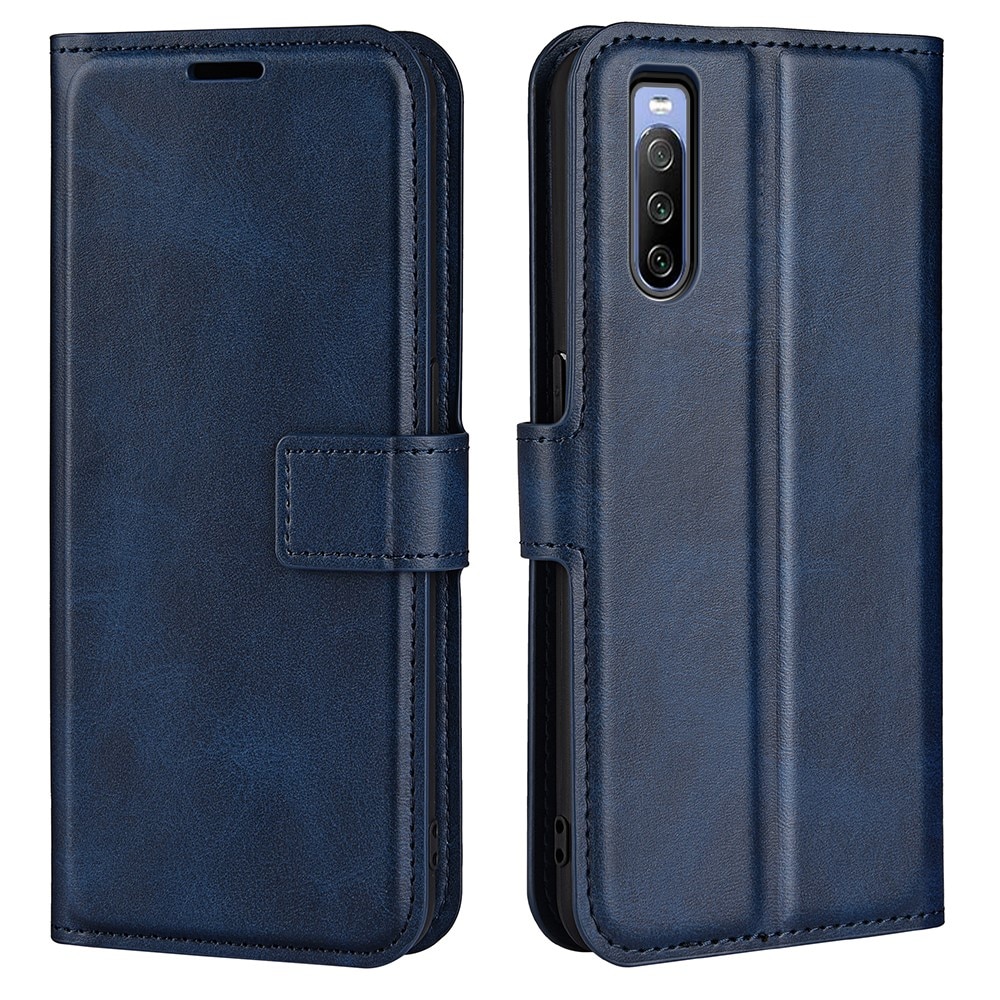 Cartera Leather Wallet Sony Xperia 10 IV Blue