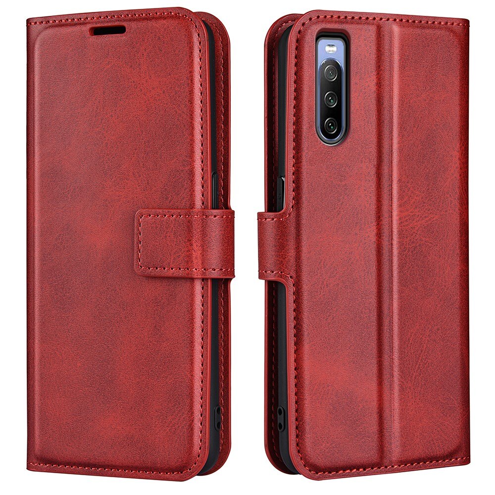 Cartera Leather Wallet Sony Xperia 10 IV Red