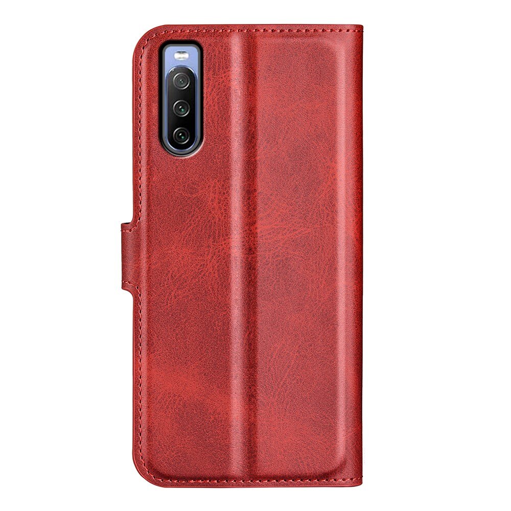 Cartera Leather Wallet Sony Xperia 10 IV Red