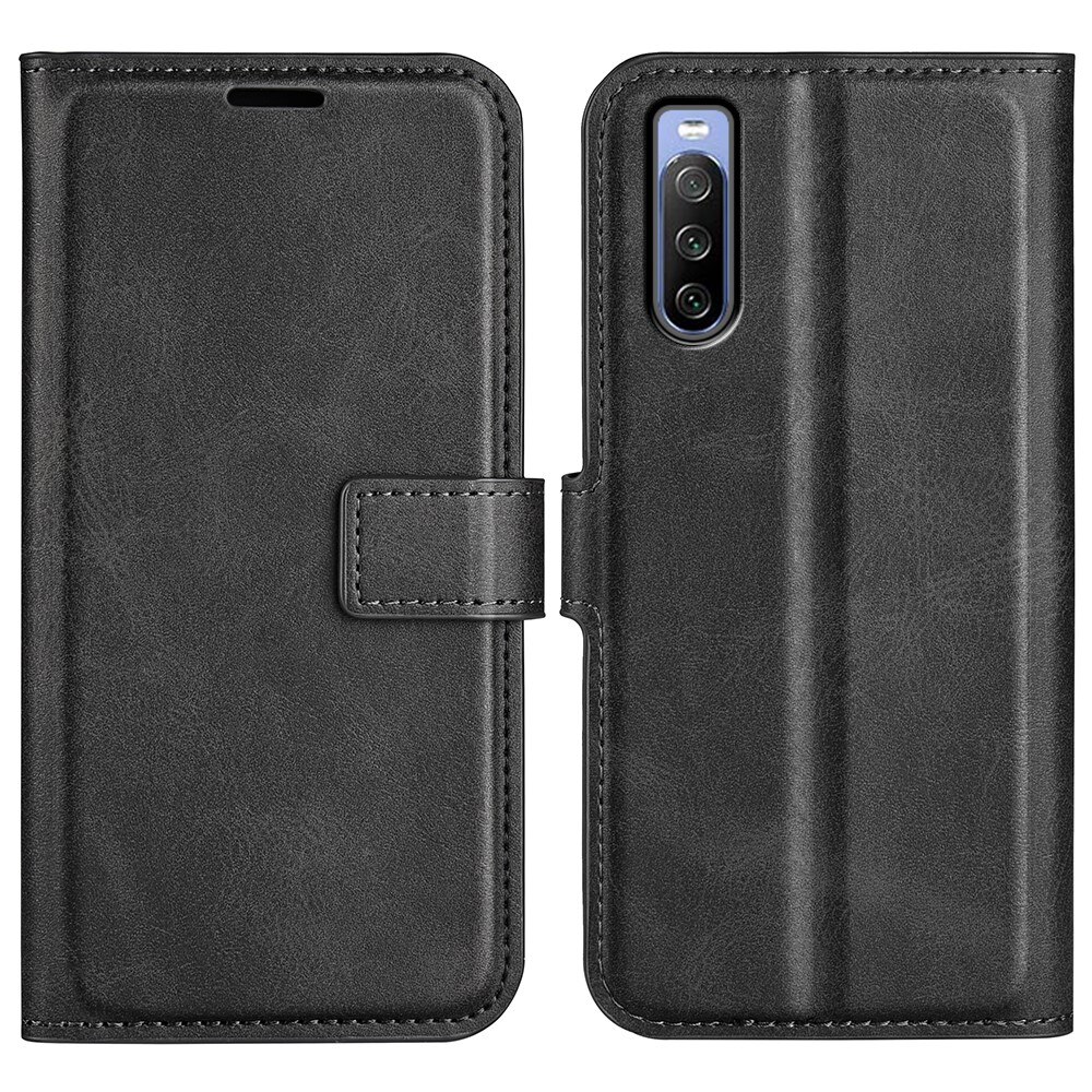 Cartera Leather Wallet Sony Xperia 10 IV Black