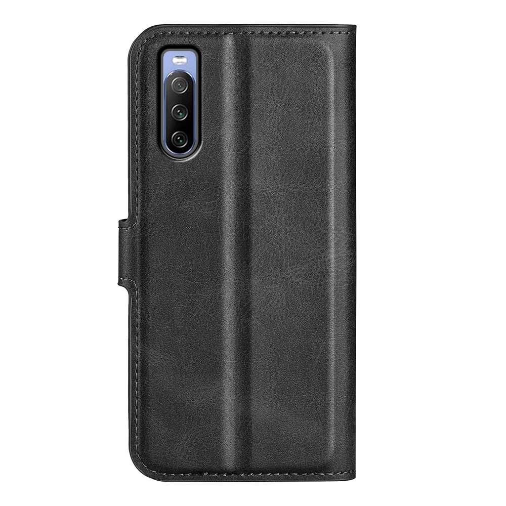 Cartera Leather Wallet Sony Xperia 10 IV Black