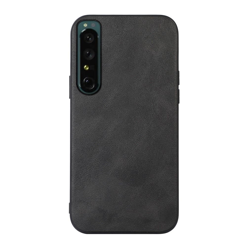 Funda de cuero Sony Xperia 1 IV Negro