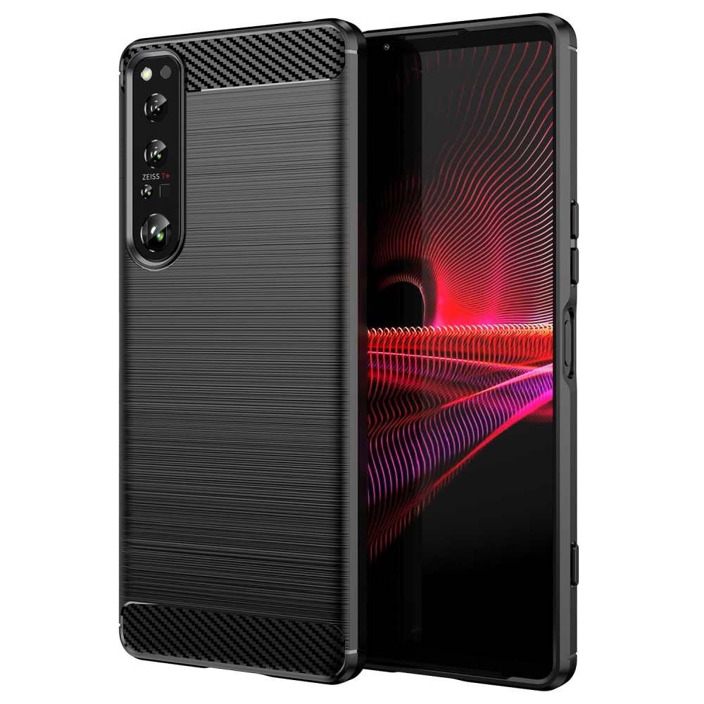 Funda Brushed TPU Case Sony Xperia 1 IV Black