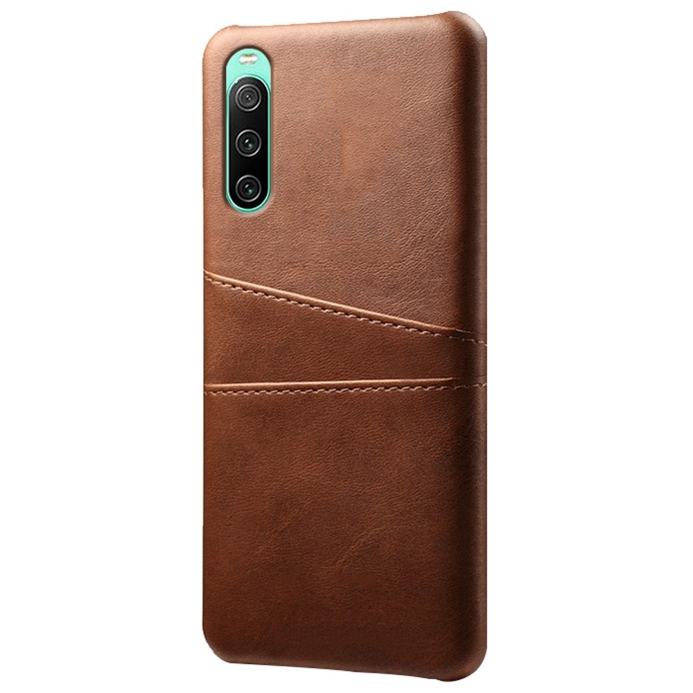 Funda Card Slots Sony Xperia 10 IV Marrón