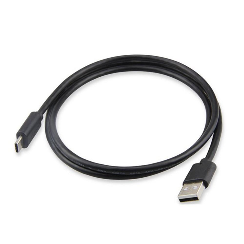 Cable USB-A a USB-C 1 metro Negro