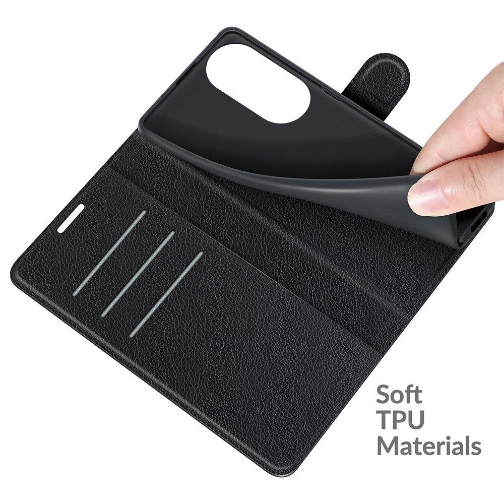 Funda cartera  Honor 50 Negro