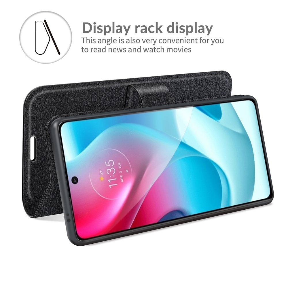 Funda cartera Motorola Moto G60s Negro