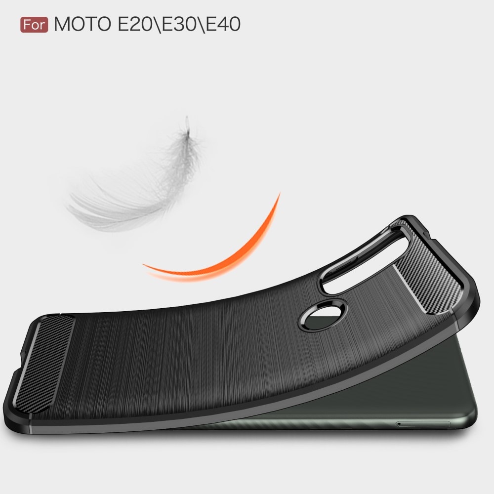 Funda Brushed TPU Case Motorola Moto E20/E30/E40 Black