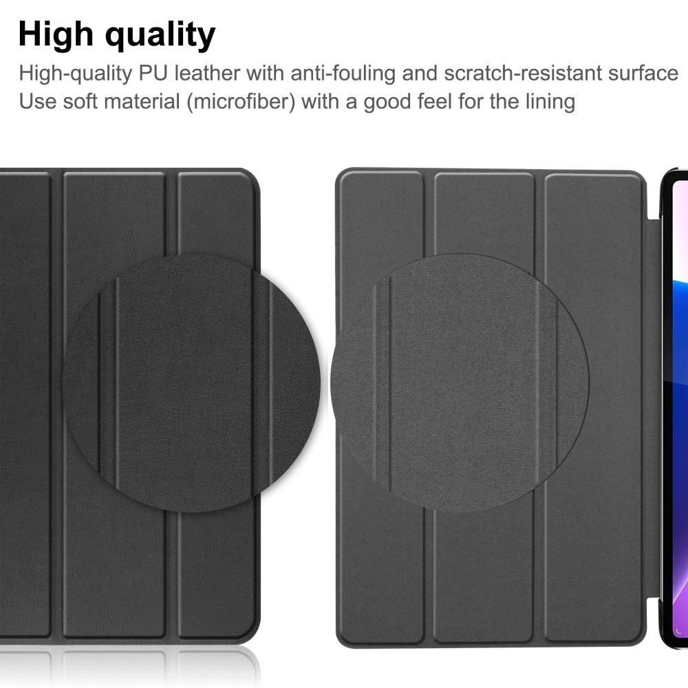 Funda Tri-Fold  Lenovo Tab P12 Pro Negro