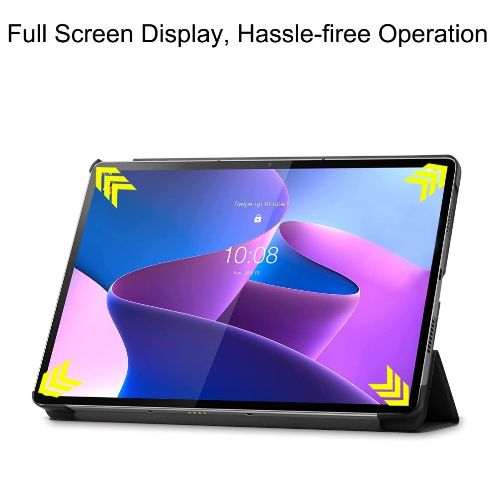 Funda Tri-Fold  Lenovo Tab P12 Pro Negro
