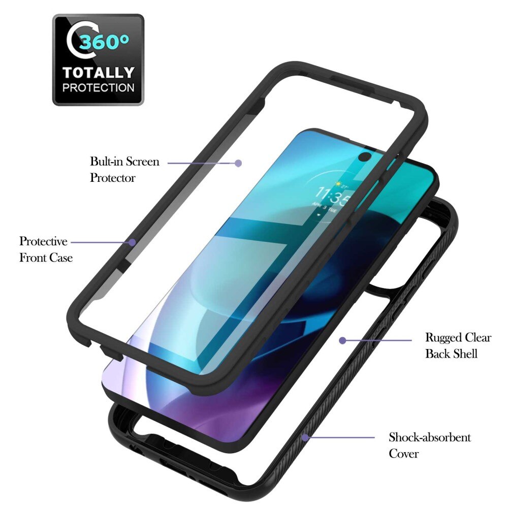Funda Full Protection Motorola Moto G71 Negro