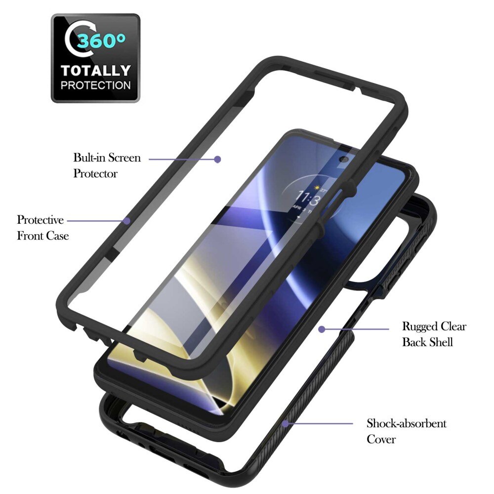 Funda Full Protection Motorola Moto G51 Negro