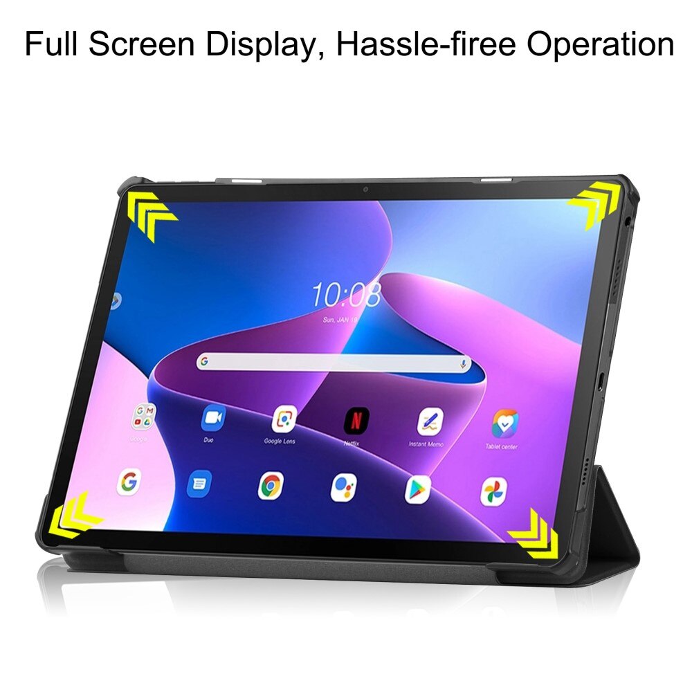 Funda Tri-Fold  Lenovo Tab M10 Plus (3rd gen) Negro