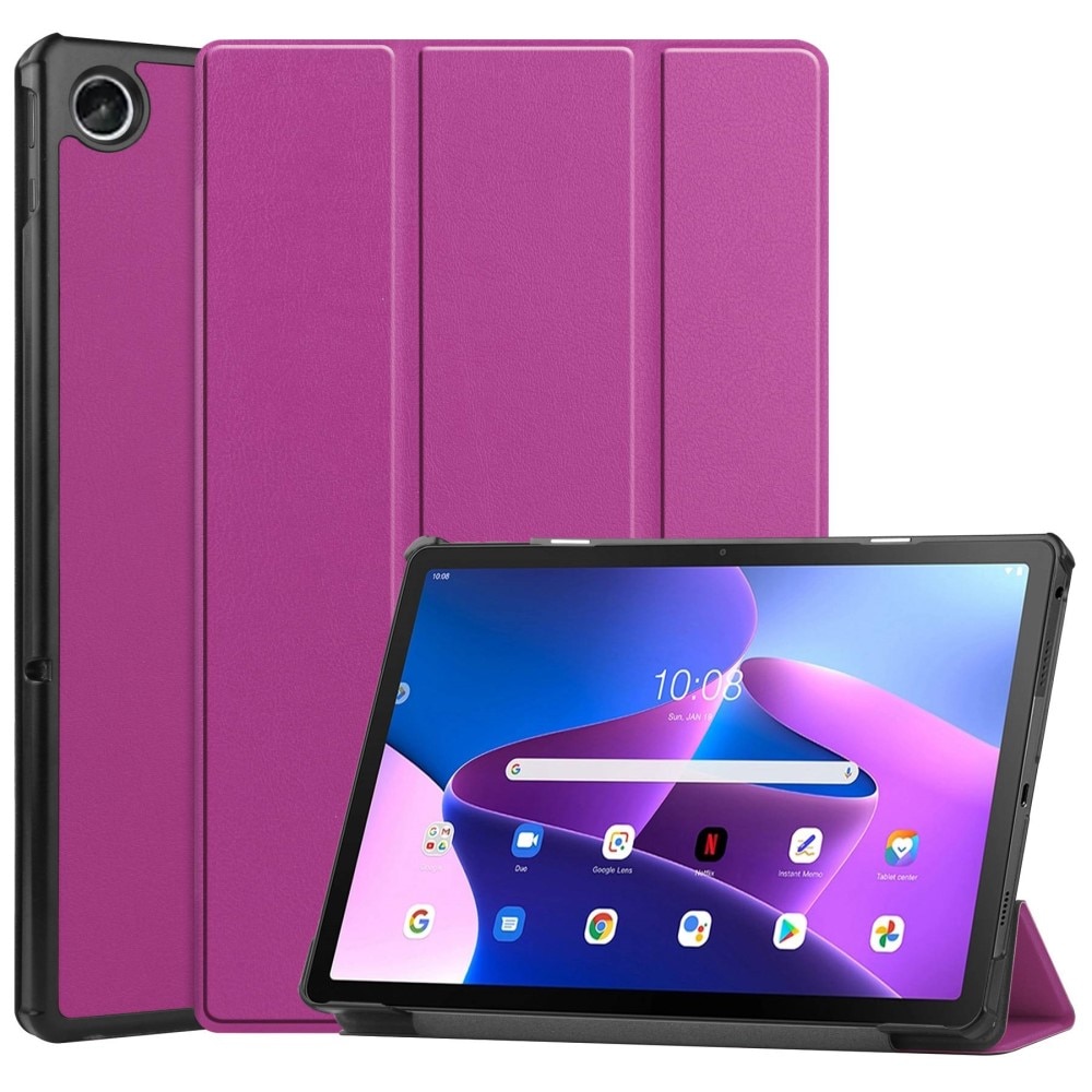 Funda Tri-Fold  Lenovo Tab M10 Plus (3rd gen) Púrpura