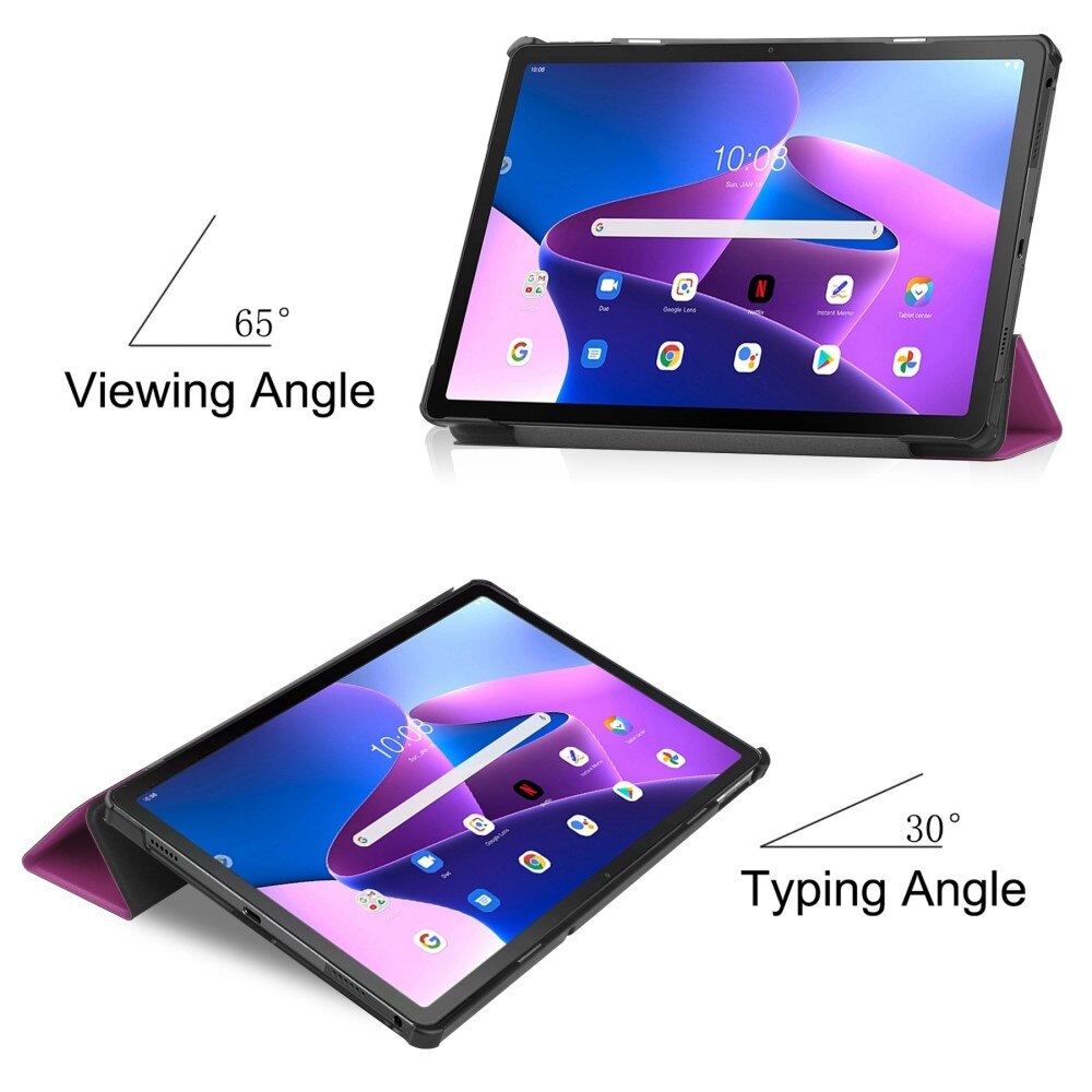 Funda Tri-Fold  Lenovo Tab M10 Plus (3rd gen) Púrpura
