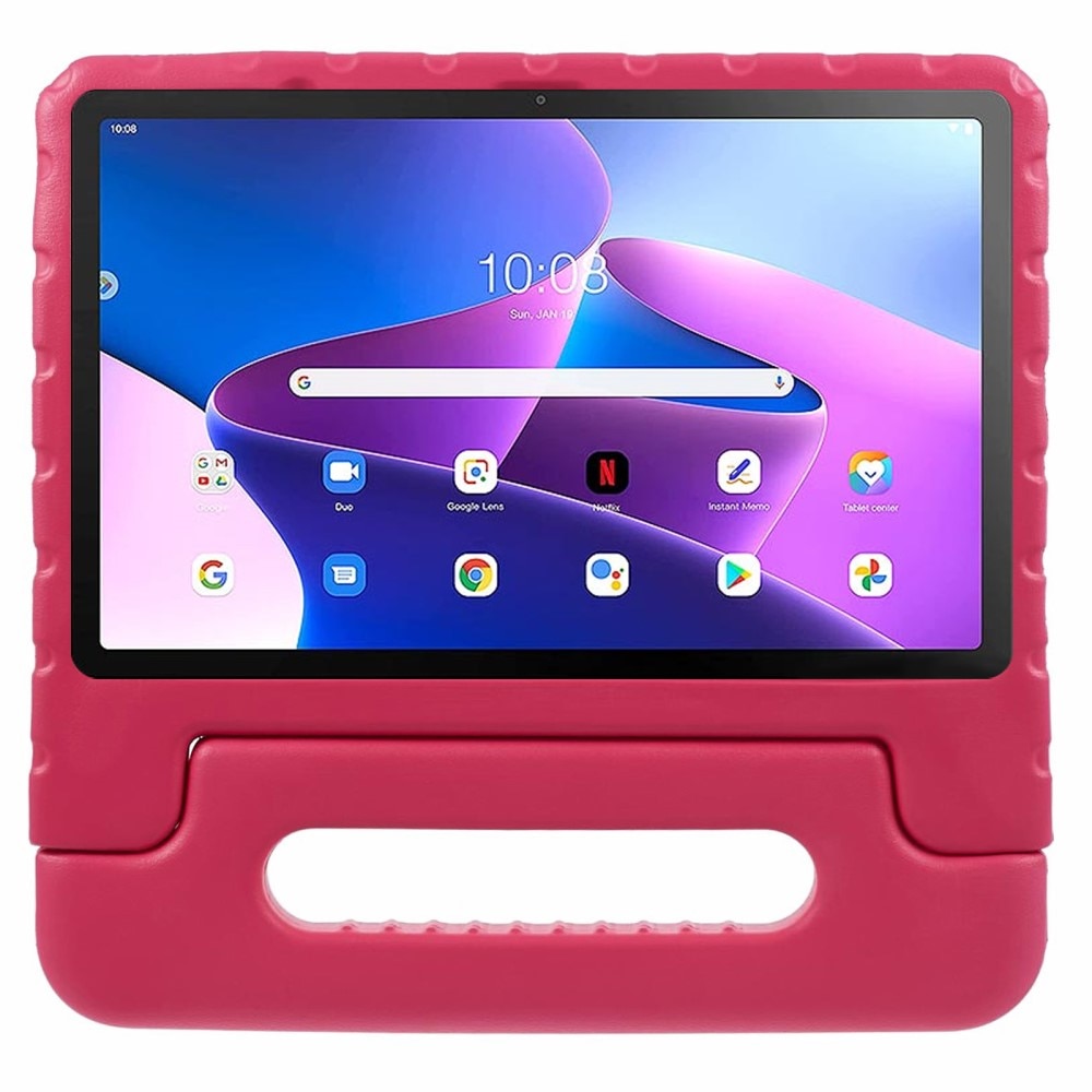 Funda a prueba de golpes para niños Lenovo M10 Plus (3rd gen) Rosado