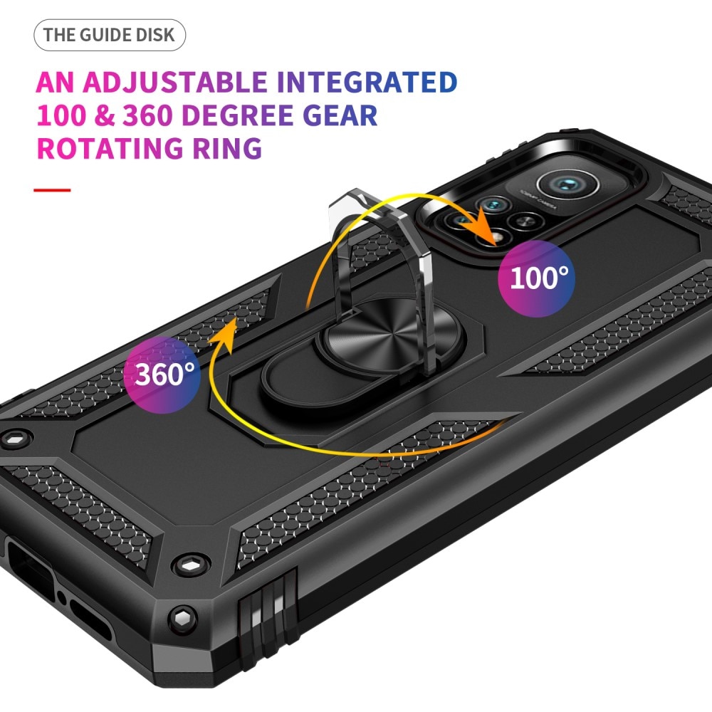 Funda híbrida Tech Ring Xiaomi Mi 10T/10T Pro Negro