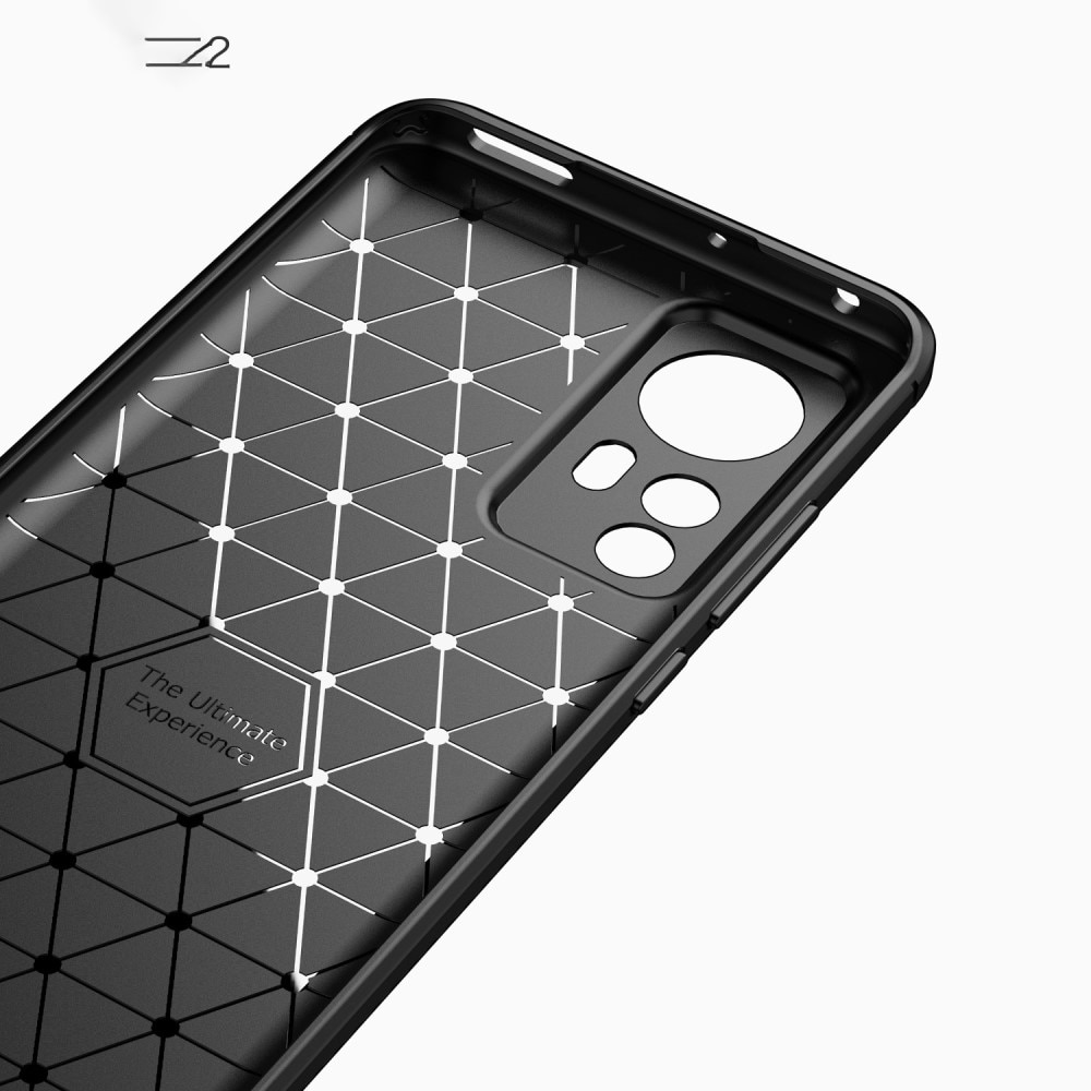 Funda Brushed TPU Case Xiaomi 12 Black