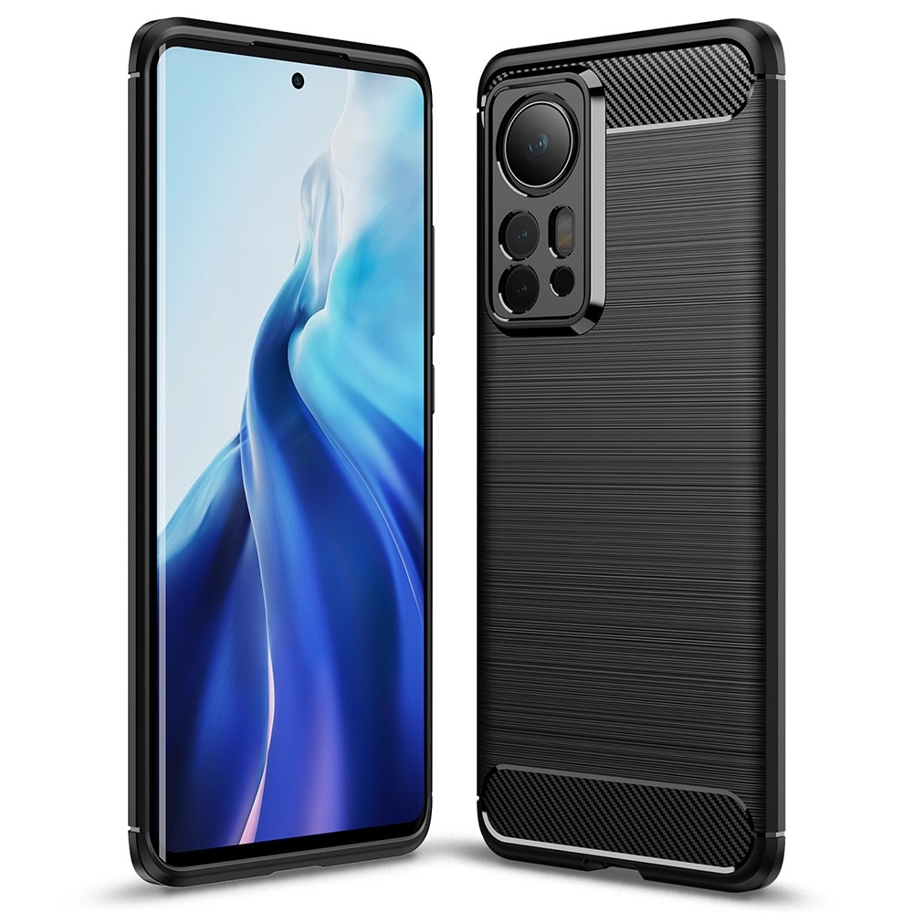 Funda Brushed TPU Case Xiaomi 12 Pro Black