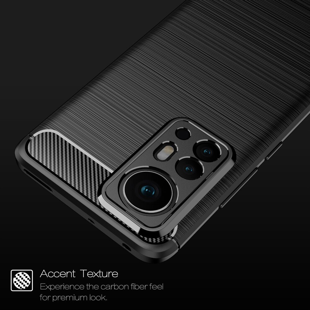 Funda Brushed TPU Case Xiaomi 12 Pro Black