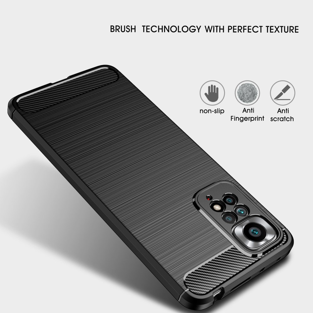 Funda Brushed TPU Case Xiaomi Redmi Note 11 Pro Black