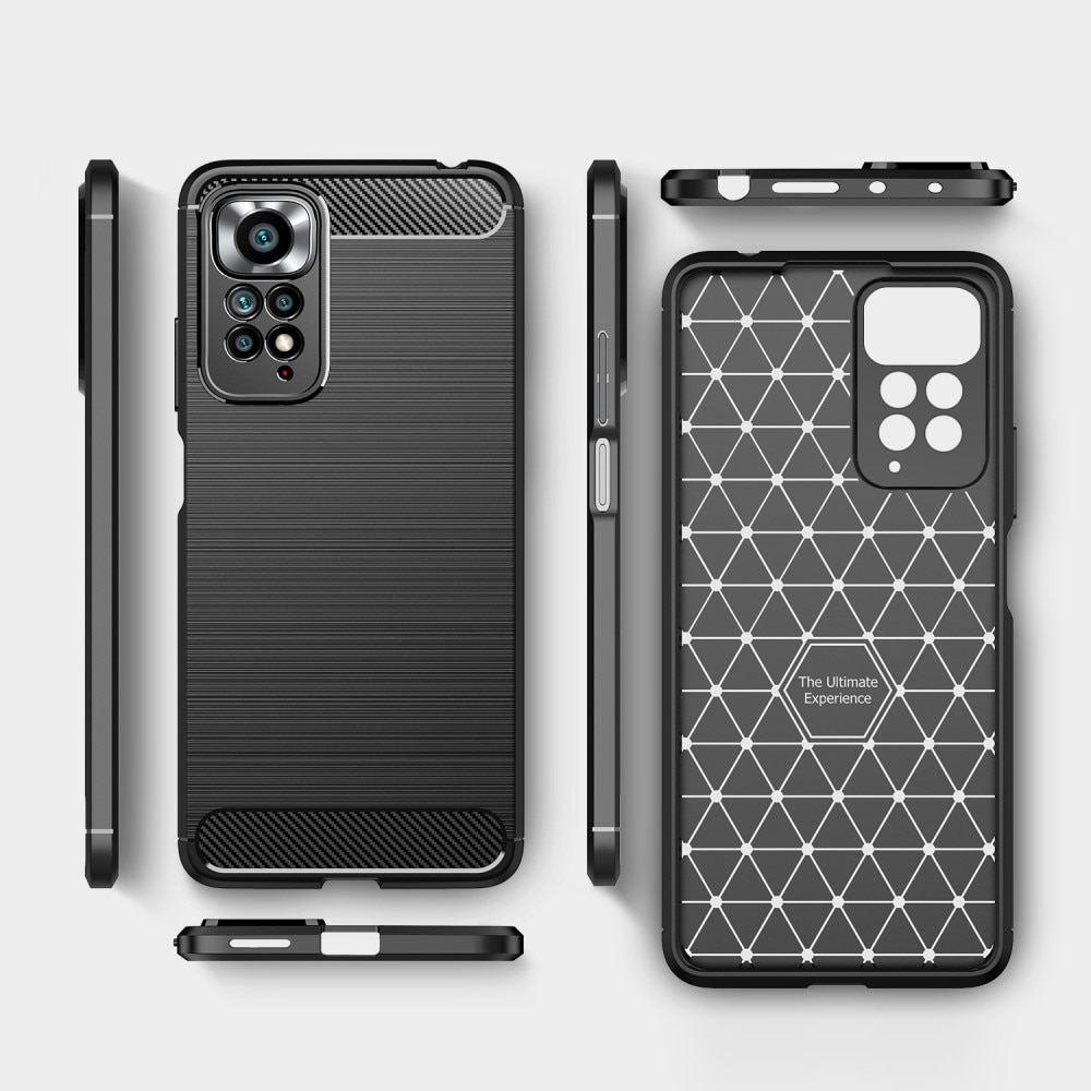 Funda Brushed TPU Case Xiaomi Redmi Note 11 Pro Black