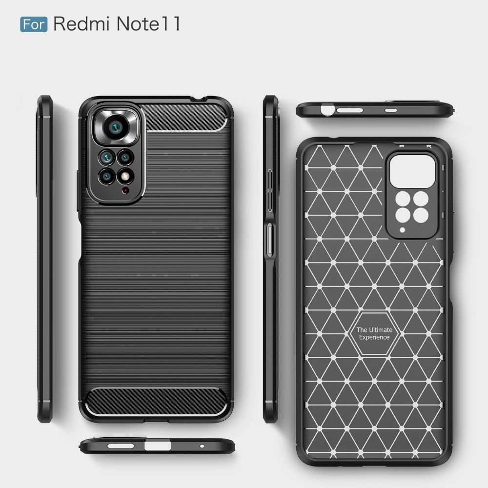 Funda Brushed TPU Case Xiaomi Redmi Note 11 Black