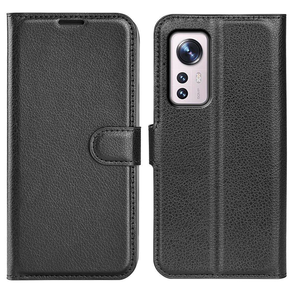 Funda cartera Xiaomi 12 Pro Negro