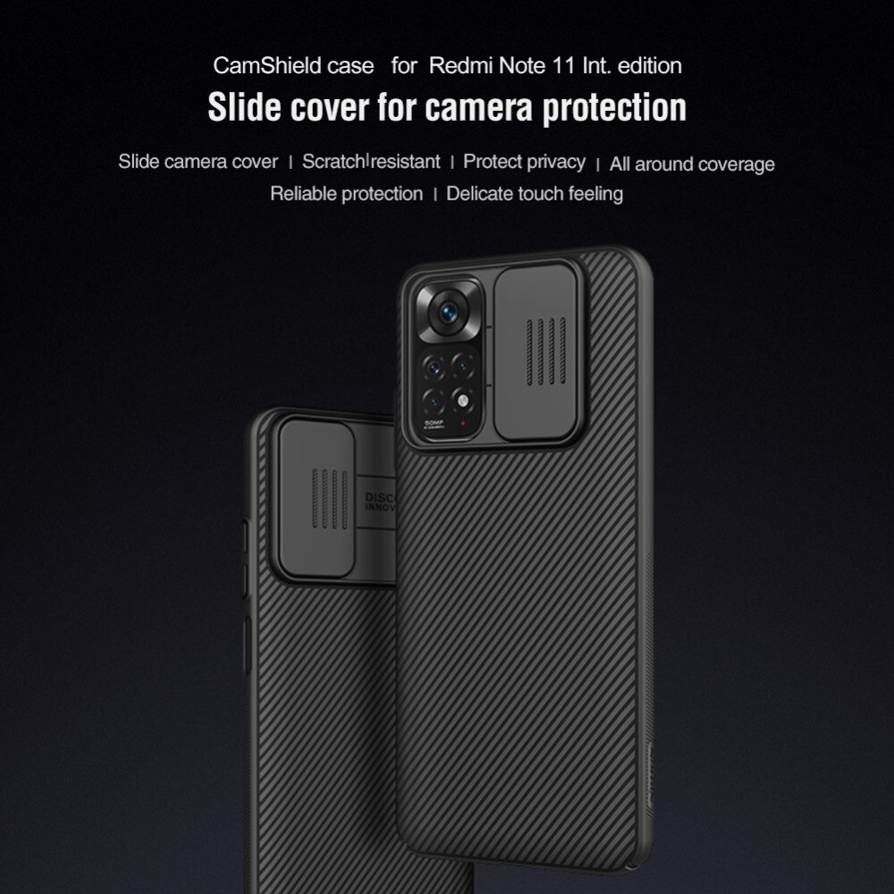 Funda CamShield Xiaomi Redmi Note 11 Negro