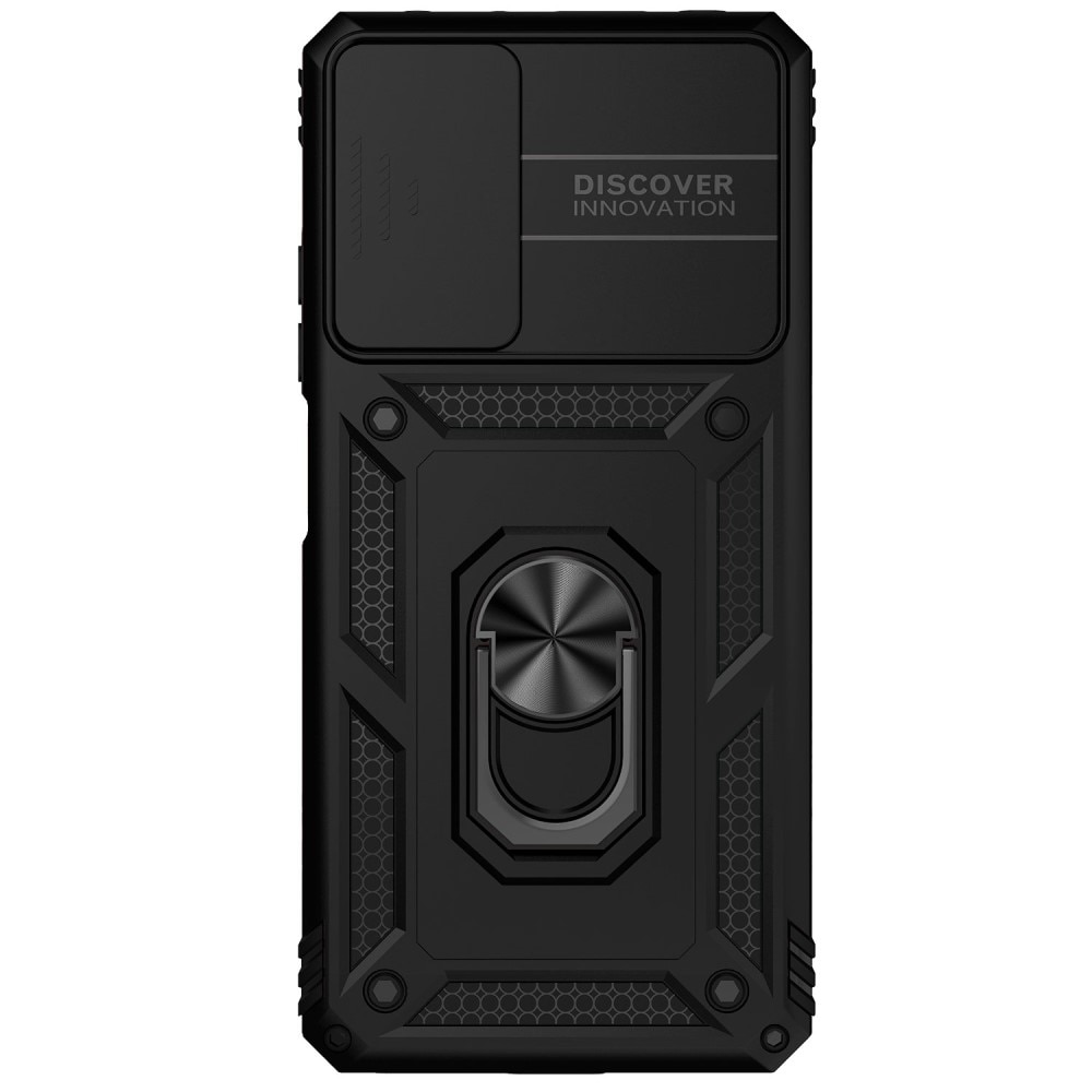 Funda híbrida Ring y Protector Cámara Xiaomi Redmi Note 11 Pro Negro