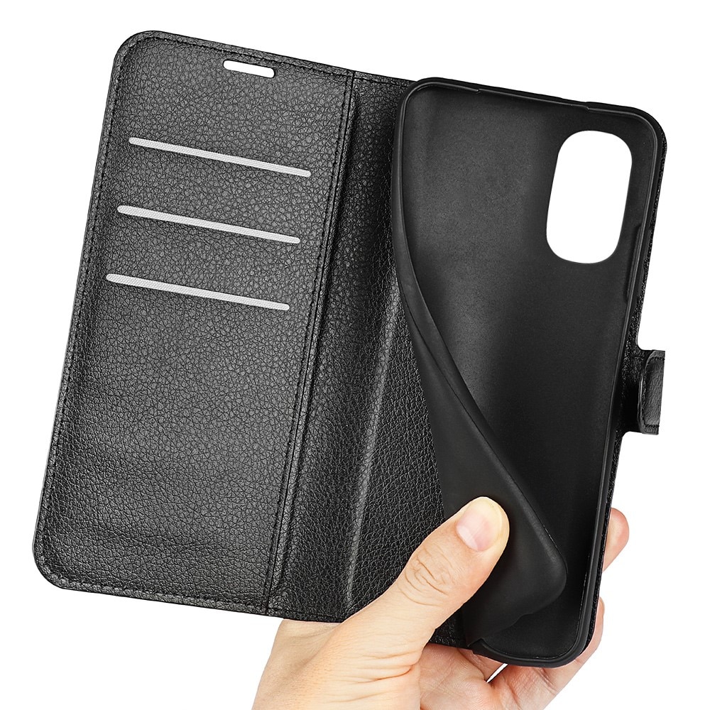 Funda cartera Motorola Moto G82/Moto G52 Negro