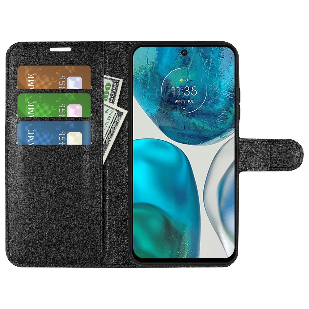 Funda cartera Motorola Moto G82/Moto G52 Negro