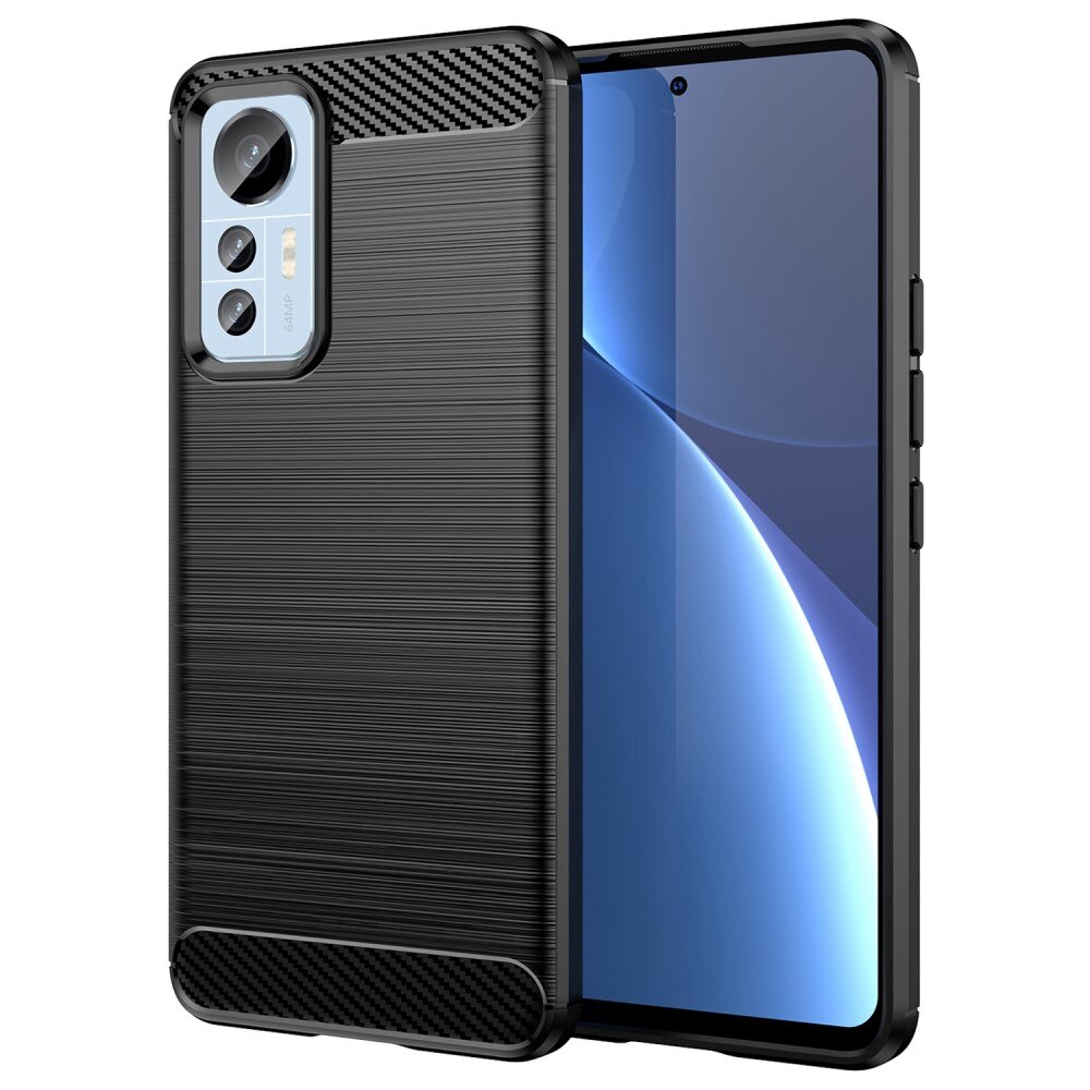 Funda TPU Brushed Xiaomi 12 Lite Black