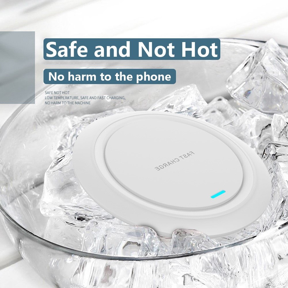 15W Cargador Inalámbrico blanco