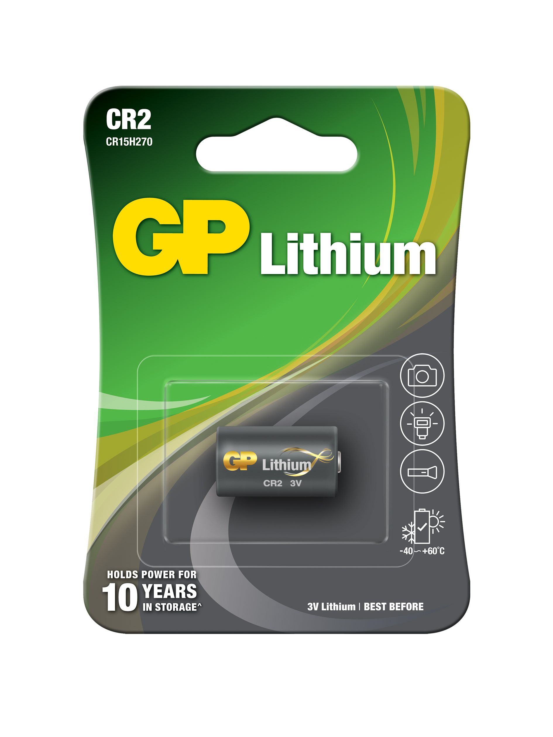 Batería de litio CR2