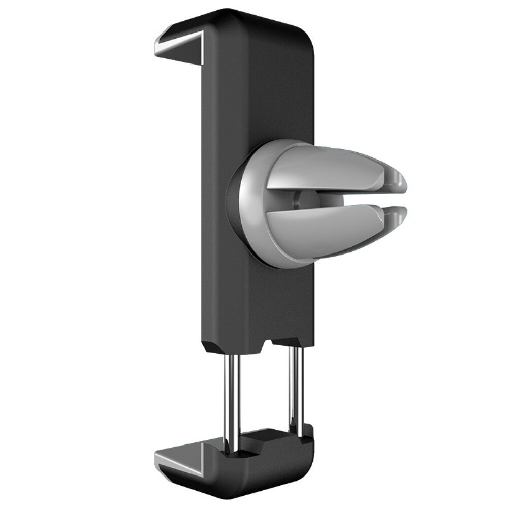 Soporte para teléfono con rejilla de ventilación, negro