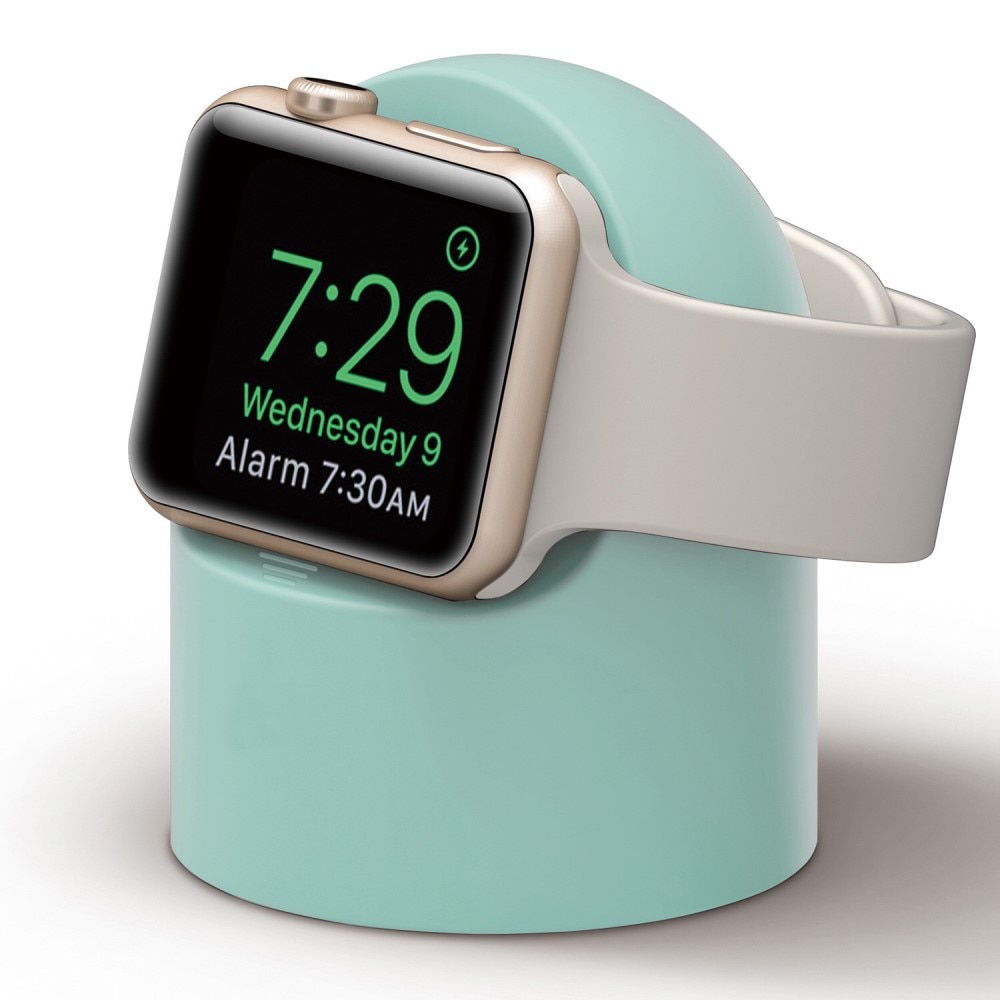 Soporte de carga Apple Watch turquesa